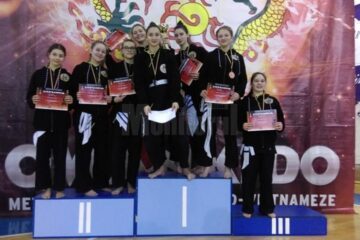 Sportivii de la Kim Long Dao Fălticeni au avut o evoluție apreciată la Roman