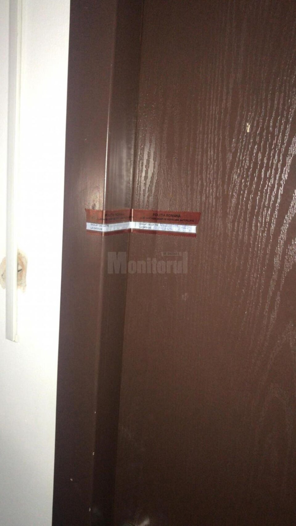 Apartamentul a fost sigilat de anchetatori