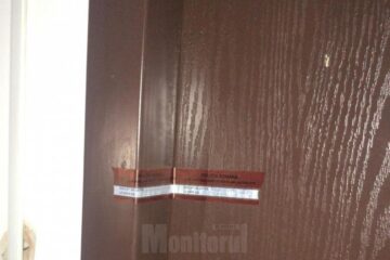 Apartamentul a fost sigilat de anchetatori
