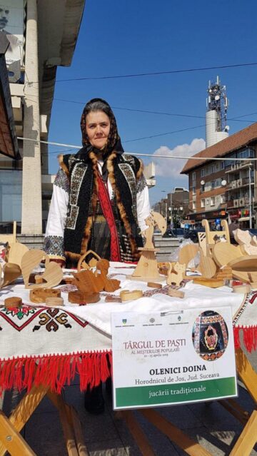 Târgul de Paște al meșterilor populari, deschis până vineri în centrul Sucevei