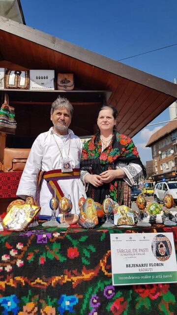 Târgul de Paște al meșterilor populari, deschis până vineri în centrul Sucevei