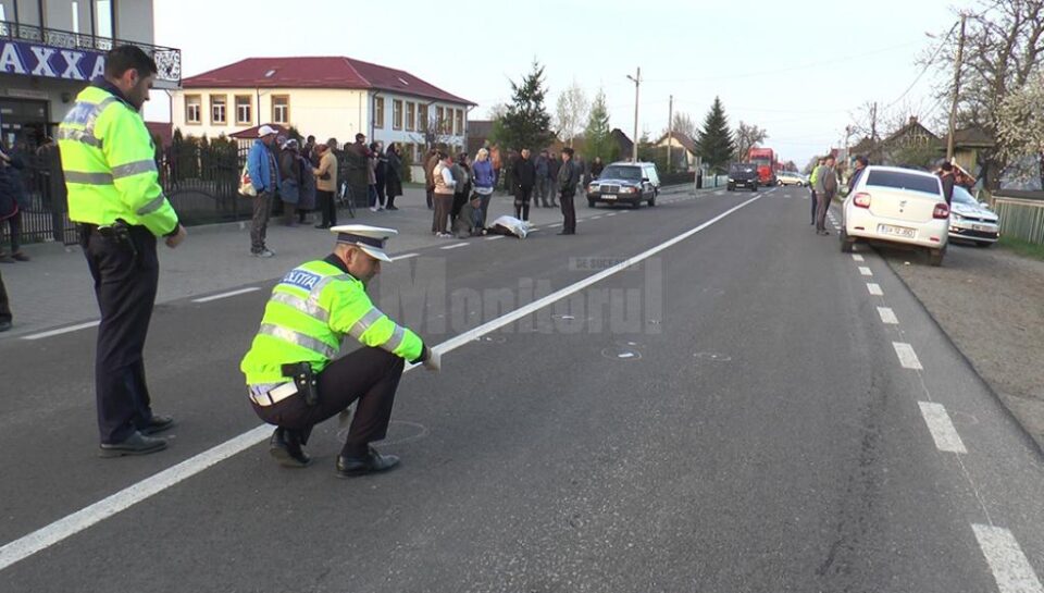 Măsurători la locul accidentului, pentru a se stabili condițiile exacte în care s-a produs tragedia
