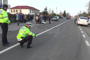 Măsurători la locul accidentului, pentru a se stabili condițiile exacte în care s-a produs tragedia