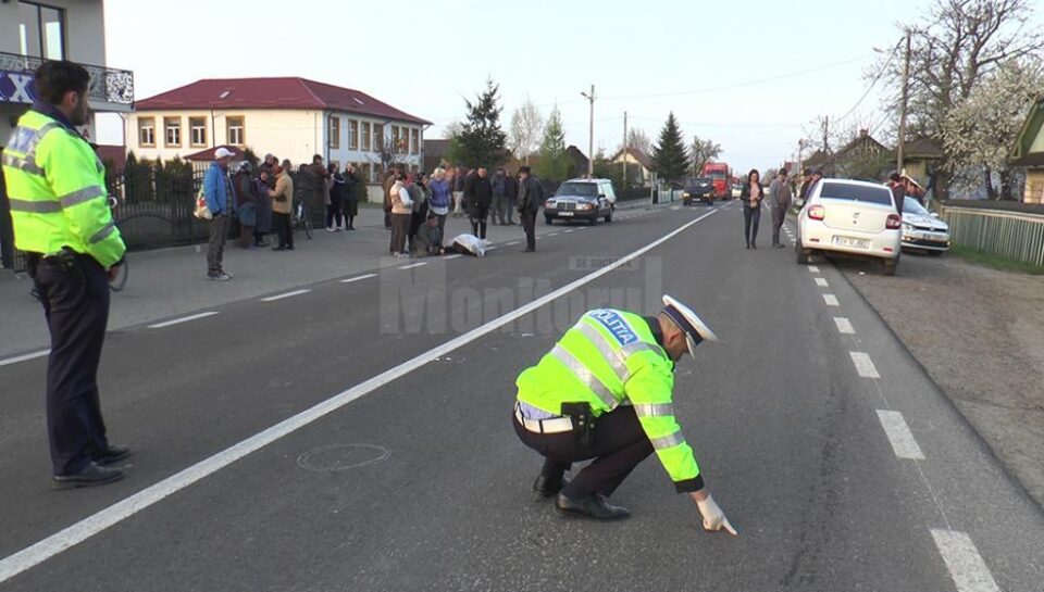 Bătrână accidentată mortal de o mașină, la Marginea