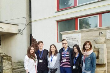 Lotul judetean, alaturi de prof. Ancuta Norocel si prof. Maria Ciobica