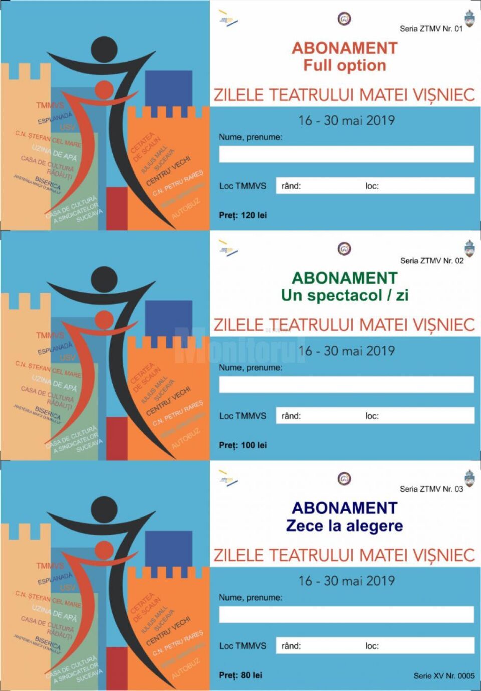 Teatrul sucevean pune în vânzare abonamentele pentru Festivalul Zilele Teatrului "Matei Vișniec”