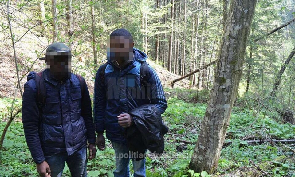 Doi tineri originari din Africa, ce intraseră ilegal pe teritoriul României, au fost reținuți de polițiștii de frontieră suceveni