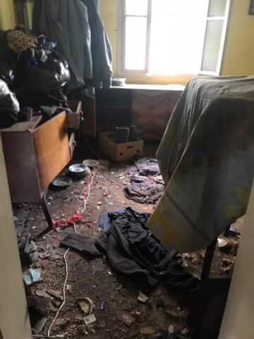 Imagini de coșmar în casa bătrânei