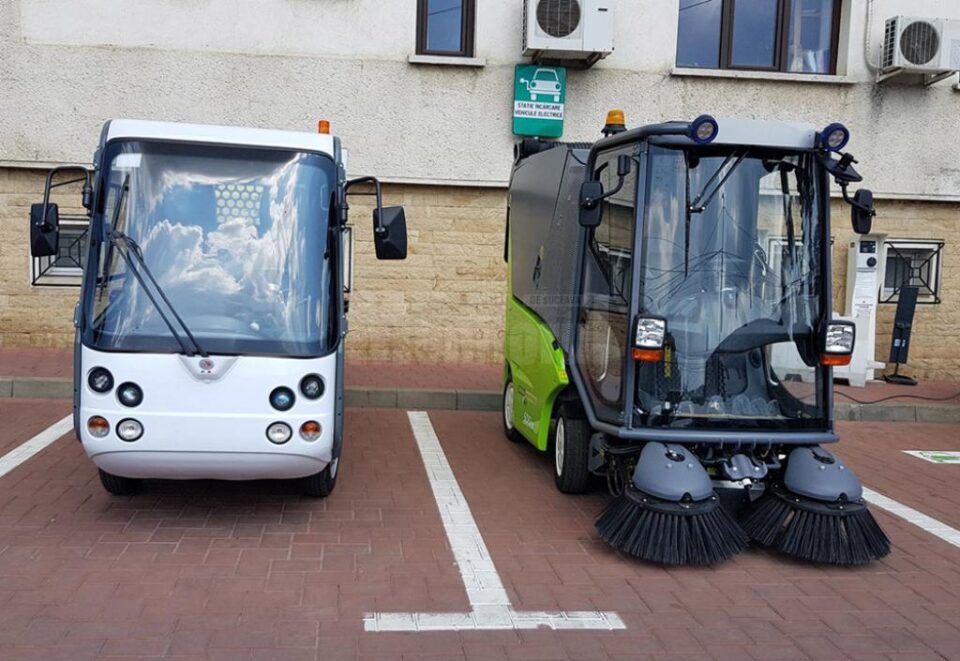 Autoutilitarele electrice achiziționate din fonduri elvetiene