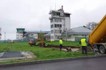 Gheorghe Flutur a dat startul lucrărilor la noul terminal al Aeroportului Suceava