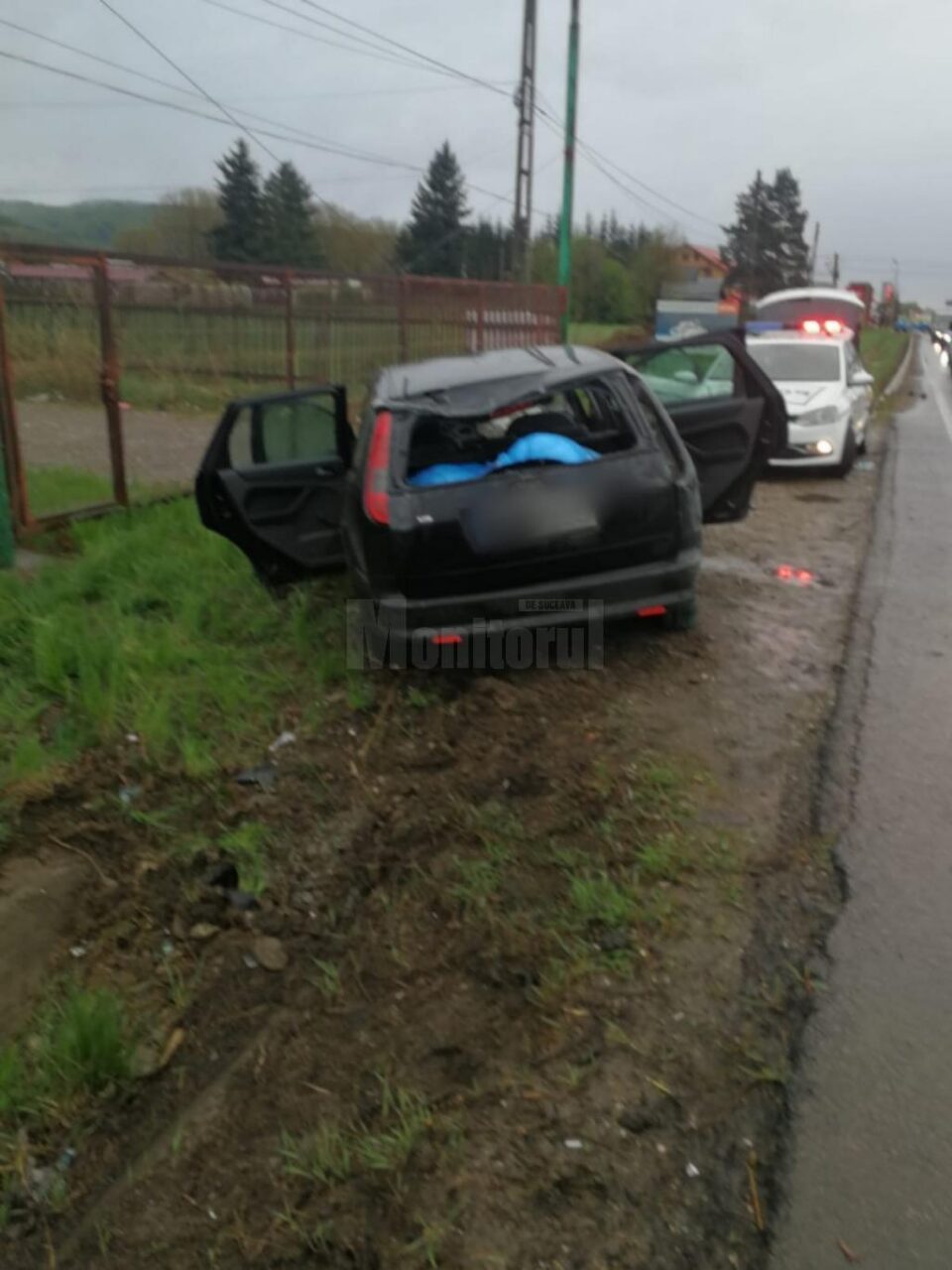 Accident rutier cu cinci victime, la Păltinoasa