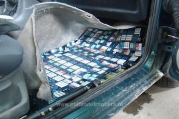 Țigările ascunse în podul pedalier