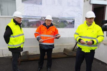 Gheorghe Flutur a dat startul lucrărilor la noul terminal al Aeroportului Suceava