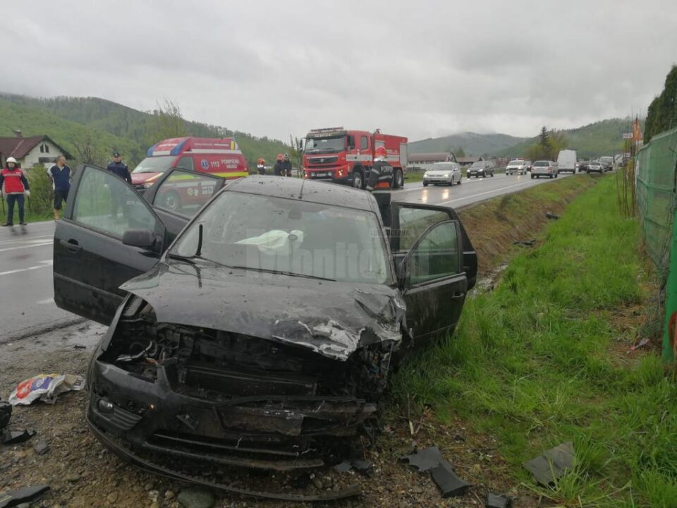 Accident rutier cu cinci victime, la Păltinoasa