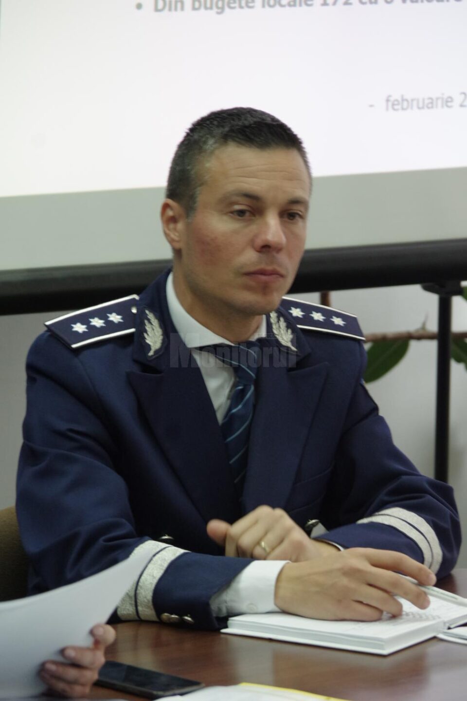 Comisar-șef de poliție Ionuț Epureanu, purtătorul de cuvânt al Inspectoratului de Poliție Județean Suceava Comisar-șef de poliție Ionuț Epureanu, purtătorul de cuvânt al Inspectoratului de Poliție Județean Suceava