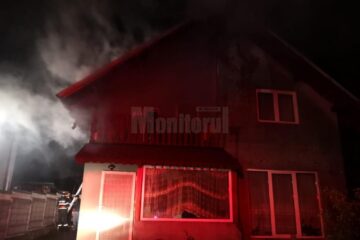 Un incendiu izbucnit aseară a produs pagube mari la o casă din Burdujeni