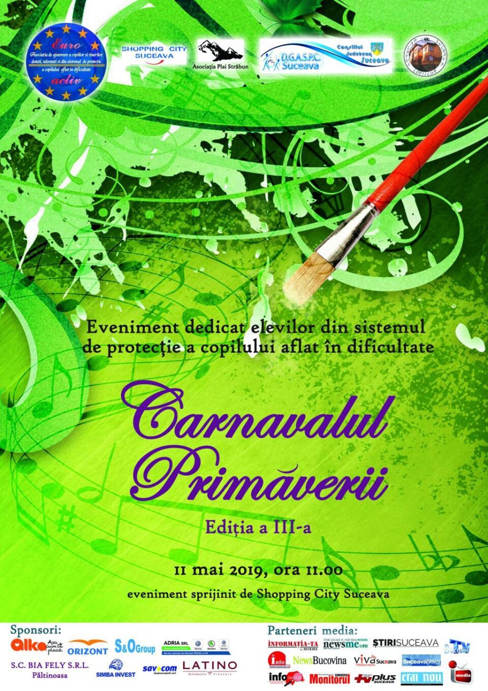 “Carnavalul Primăverii”, la Shopping City Suceava