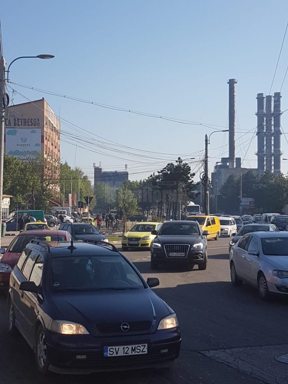 Circulația pe podul de la Bazar, restrânsă pe câte o singură bandă pe fiecare sens de mers