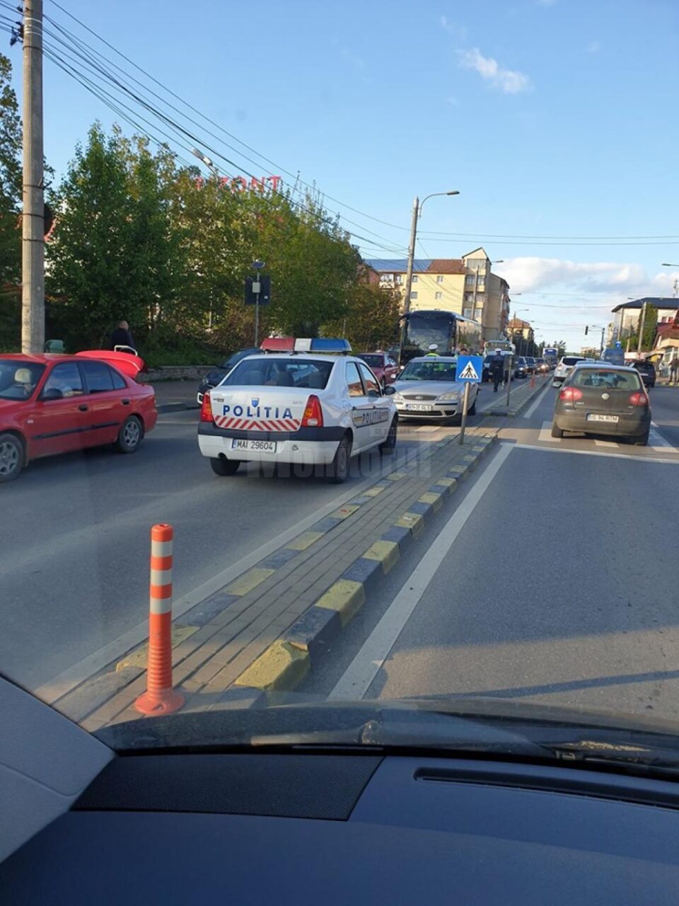 Trecerea pe care s-a produs accidentul