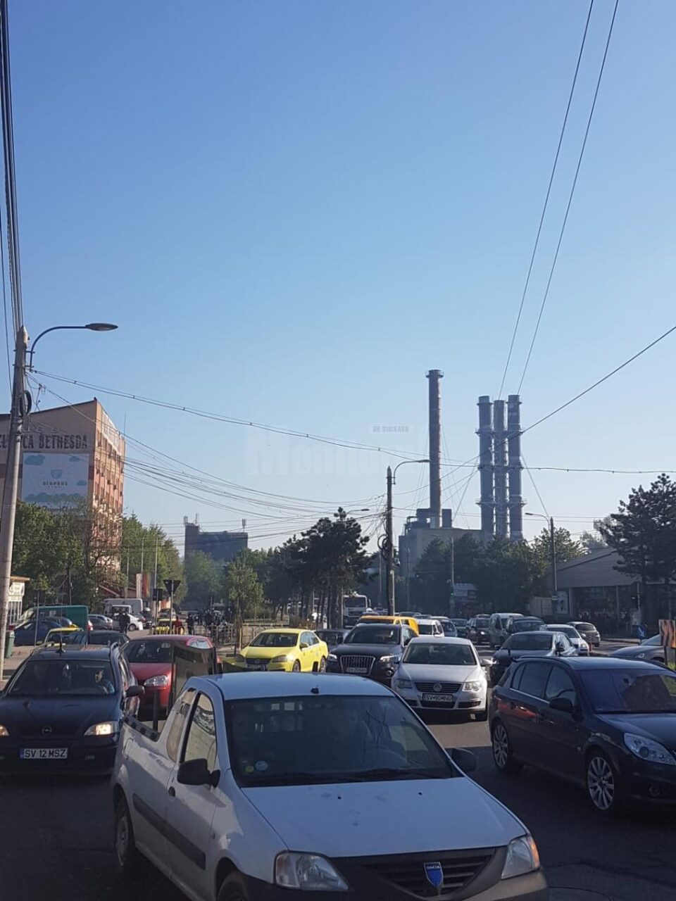 Circulația pe podul de la Bazar, restrânsă pe câte o singură bandă pe fiecare sens de mers