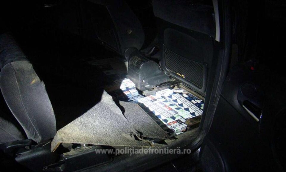 Țigările, în valoare de 2.457 de lei, au fost ridicate în vederea confiscării