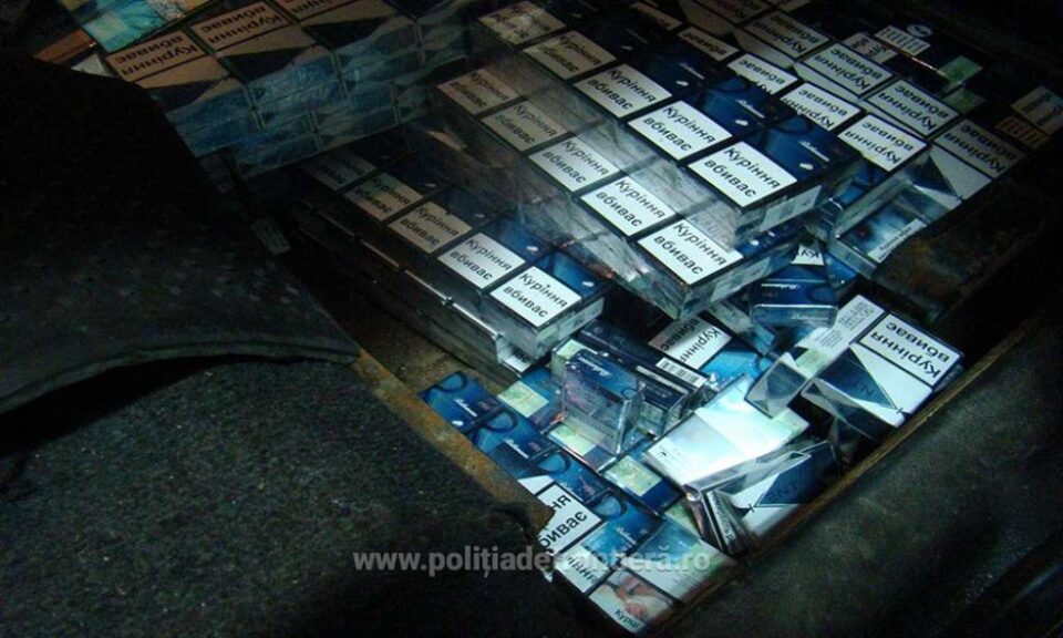 Țigările, în valoare de 2.457 de lei, au fost ridicate în vederea confiscării