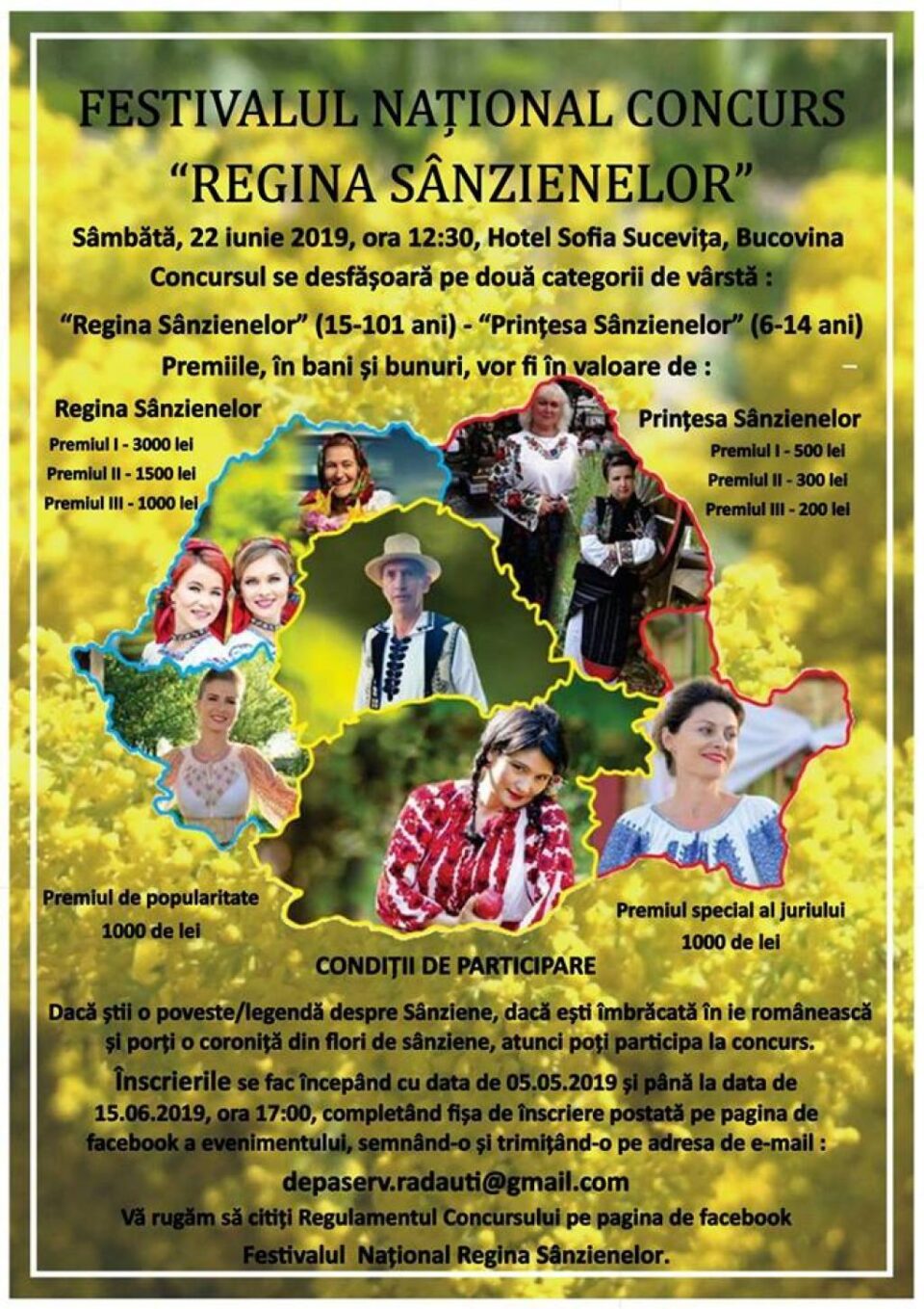 Au început înscrierile la Festivalul Național Concurs „Regina Sânzienelor”, ediția a V-a