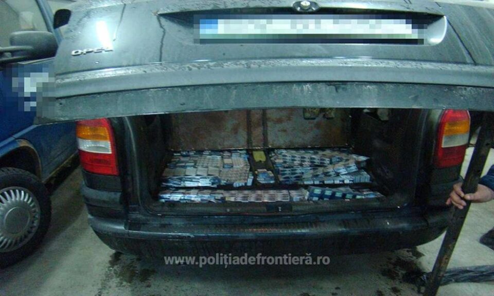 Țigările, în valoare de 2.457 de lei, au fost ridicate în vederea confiscării