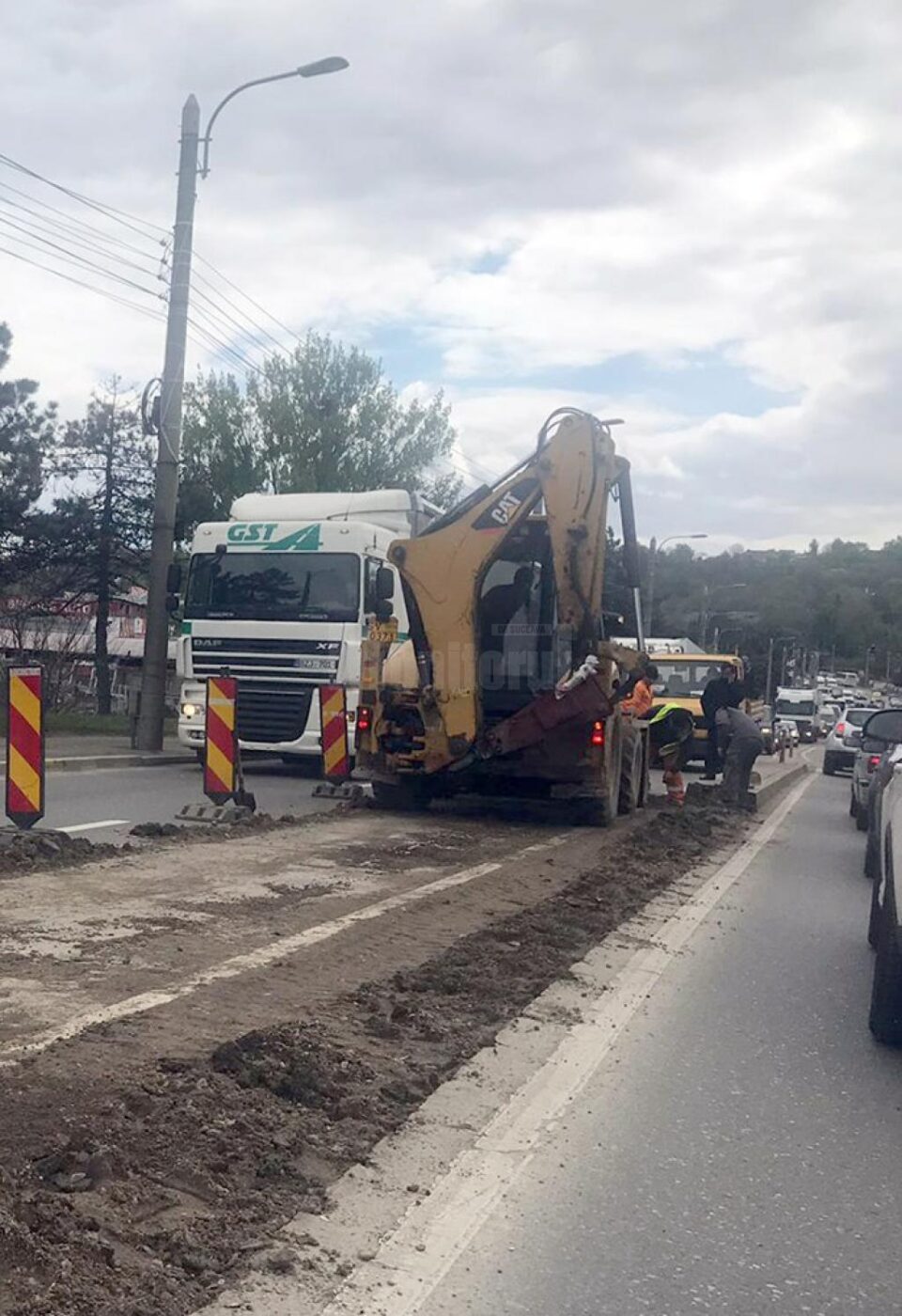 Lucrările au început de ieri după-amiază