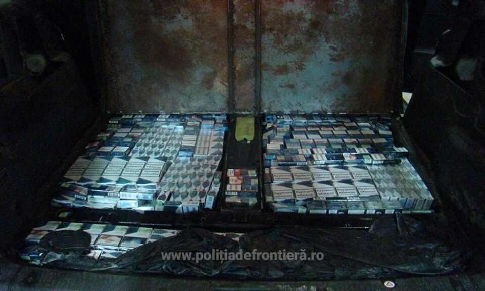 Țigările, în valoare de 2.457 de lei, au fost ridicate în vederea confiscării
