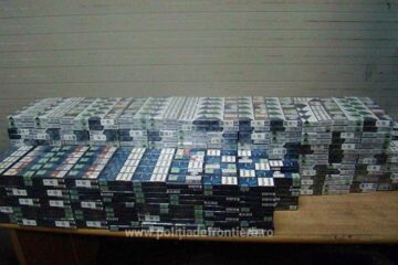 Țigările, în valoare de 2.457 de lei, au fost ridicate în vederea confiscării