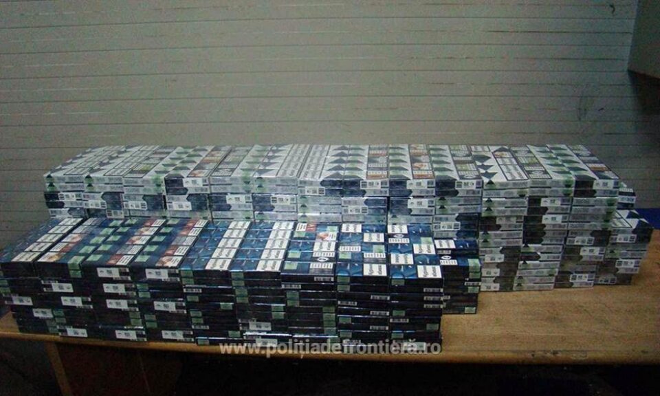 Țigările, în valoare de 2.457 de lei, au fost ridicate în vederea confiscării