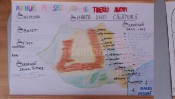 Romanul „Aventuri pe șase roți”, de Tiberiu Avram, pus în scenă de elevi ai Colegiului „Mihai Băcescu” Fălticeni