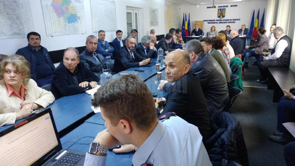 Ședința Comitetului Județean pentru Situații de Urgență Suceava
