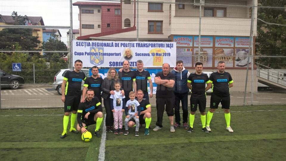 Colegii de la Suceava, alături de soția și copiii lui Sorin Vezeteu