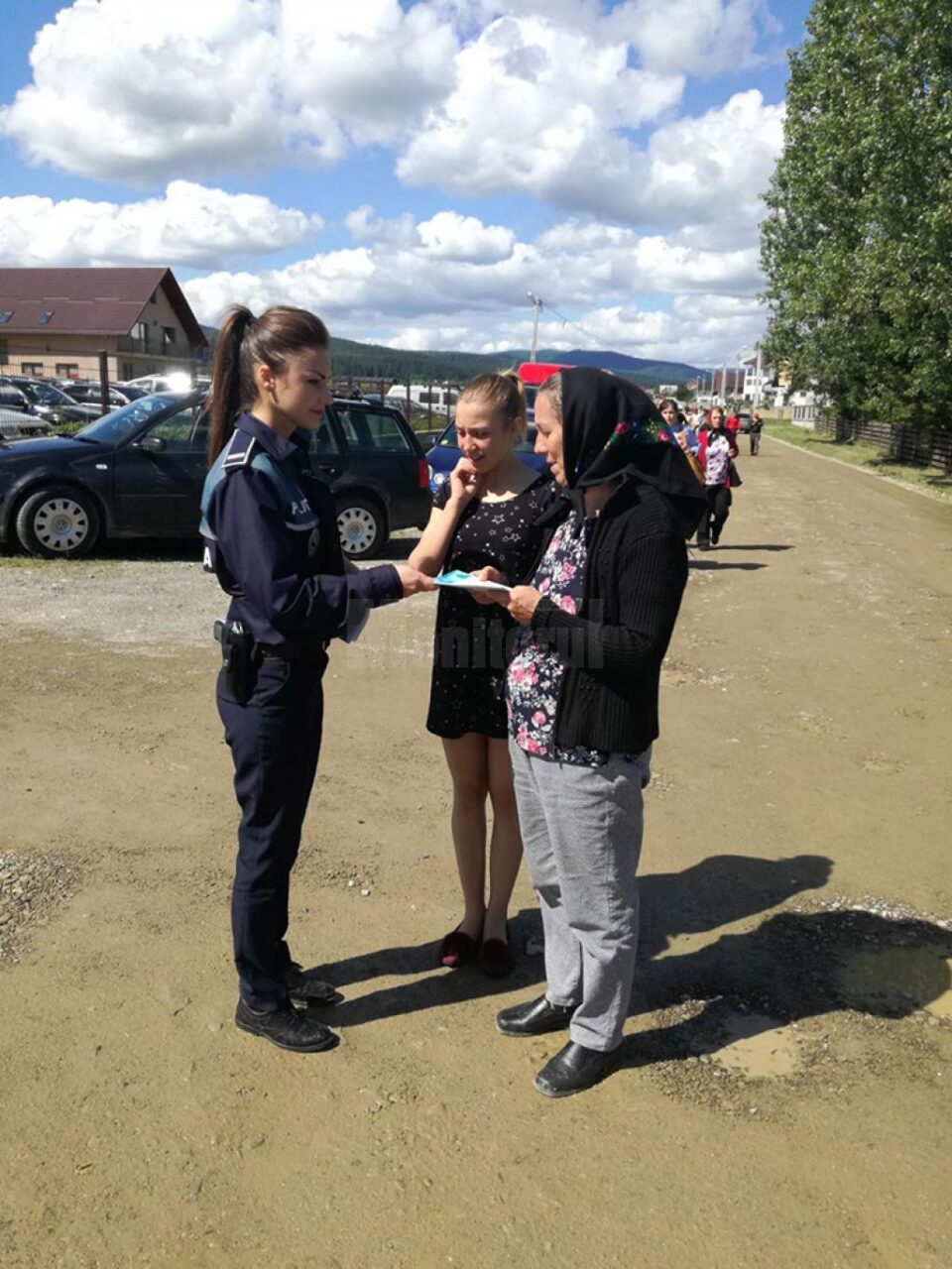 În timpul acțiunii au fost distribuite materiale informaționale despre modul de protejare a locuinței