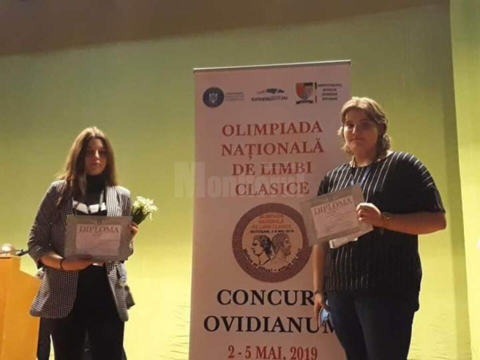 Două mențiuni pentru Colegiul „Mihai Eminescu” Suceava, la Olimpiada de Limbi clasice (latina și greaca veche) Două mențiuni pentru Colegiul „Mihai Eminescu” Suceava, la Olimpiada de Limbi clasice (latina și greaca veche)