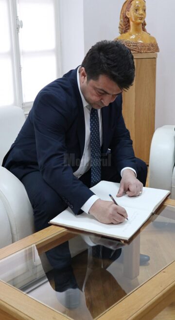 Vizită de lucru a ministrului Culturii și Identității Naționale, Daniel Breaz, în municipiul Fălticeni