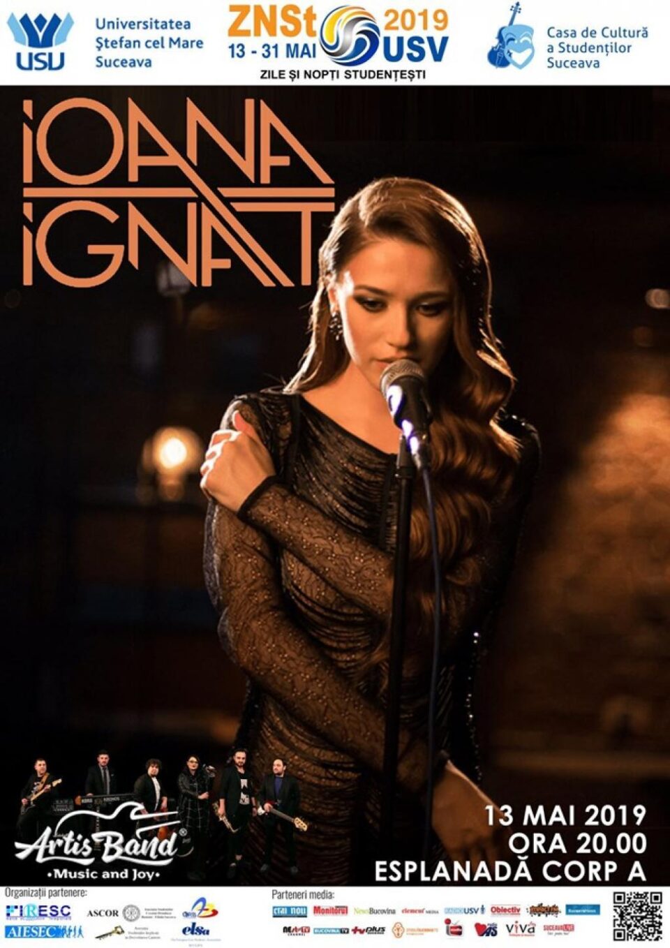 Cea de a IX-a ediție a ZNSt începe cu un concert susținut de Ioana Ignat