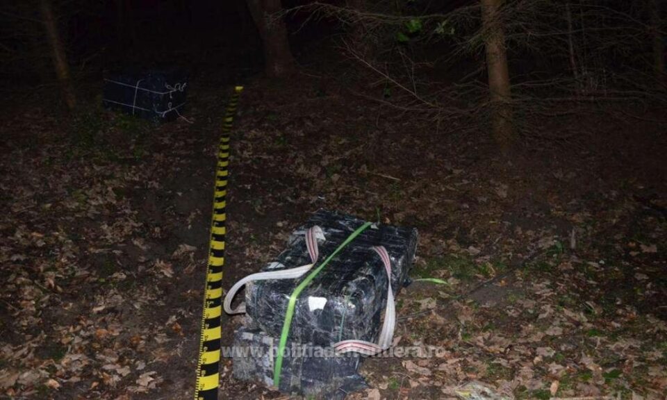 Captură de peste 20.000 de pachete de țigări, după trei focuri de armă, la Straja