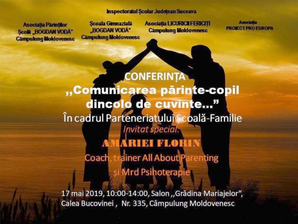 Parteneriat Școală – Familie