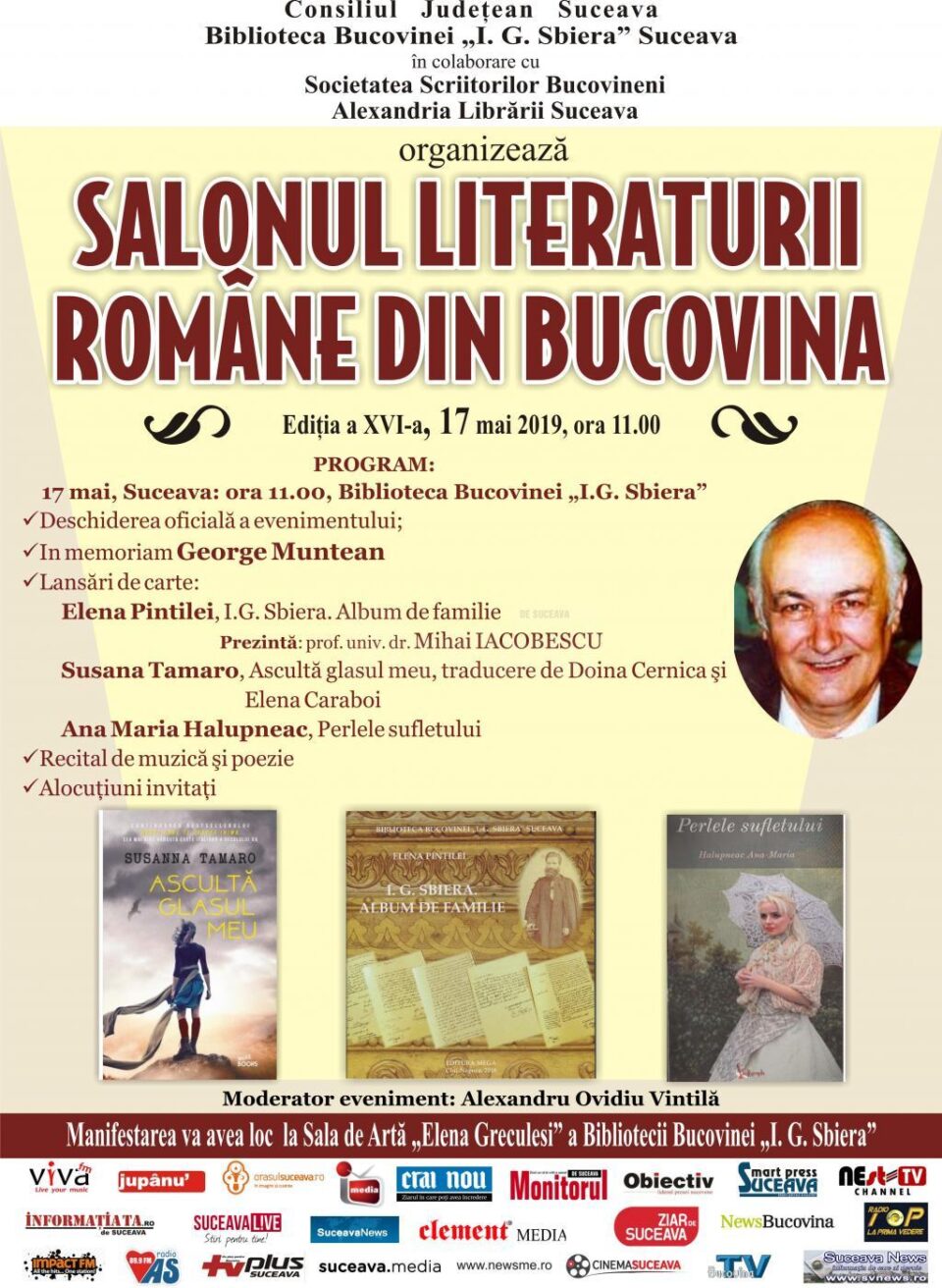 Salonul Literaturii Române din Bucovina, ediția a XVI-a, la Biblioteca Bucovinei