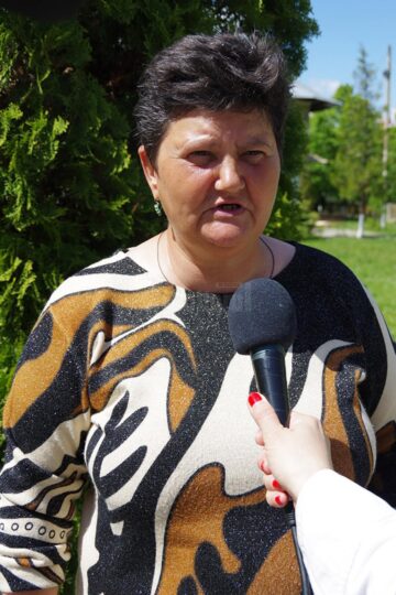 Artimisia Moraru, în vârstă de 52 de ani, beneficiară a centrului de noapte
