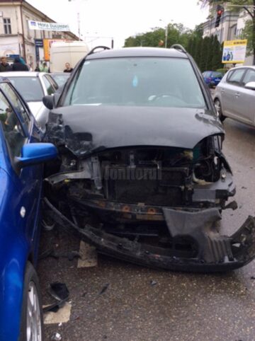 Accident rutier în centrul Rădăuțiului