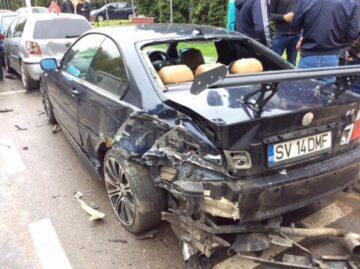 Accident rutier în centrul Rădăuțiului