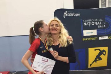 Talida Sfârghiu, alături de antrenoarea Erzilia Țâmpău