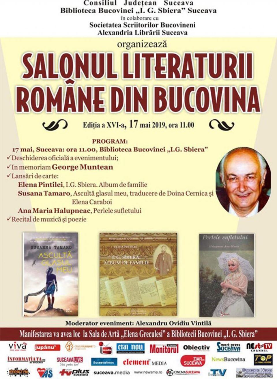 Salonul Literaturii Române din Bucovina, ediția a XVI-a, la Biblioteca Bucovinei