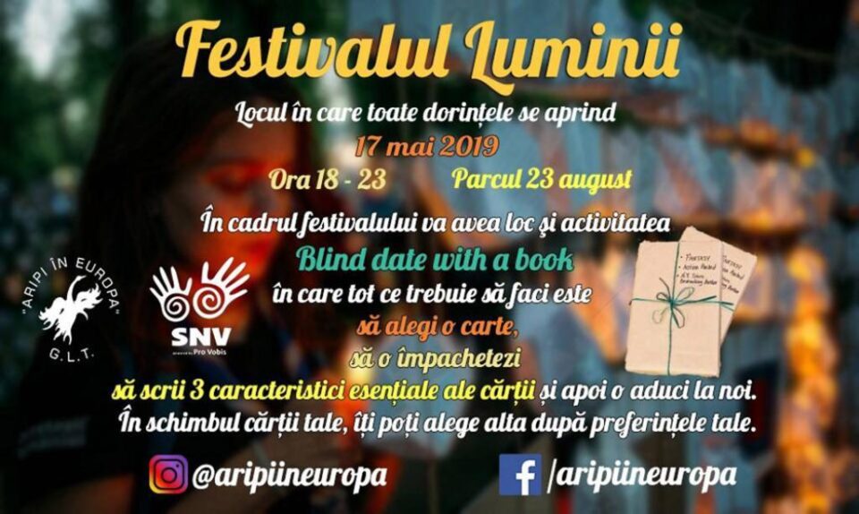 Festivalul Luminii și schimb de cărți, la Fălticeni
