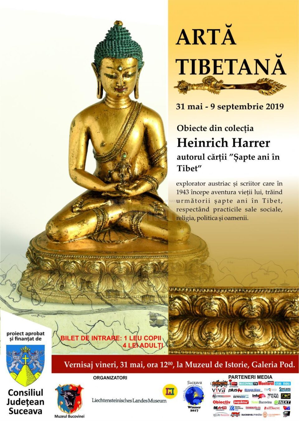 Expoziția "Artă tibetană, colecția Heinrich Harrer", la Muzeul de Istorie Expoziția "Artă tibetană, colecția Heinrich Harrer", la Muzeul de Istorie
