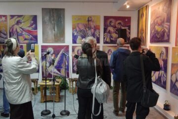 Expoziția de pictură a artistului Konstantyn Ungureanu Box, vernisată joi la Galeria de Artă ”Ion Irimescu” Suceava